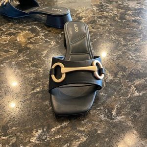 Black shoes from Aldos .  Worn once.  Size 9